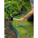 Nature sachet of 10 anchors for polypropylene garden border - H 26.7 x 1.9 x 1.8 cm - green - Image 2