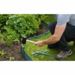 Nature sachet of 10 anchors for polypropylene garden border - H 26.7 x 1.9 x 1.8 cm - green - Image 3