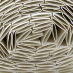 Double-sided PVC reed screen - NATURE - 1 x 3 m - 1600 g/m² - Blackout 4/5 - Anti-UV - White - Image 2