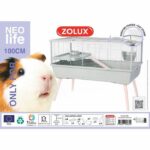 Raised rodent cage - Zolux - Néolife - For guinea pigs - 99 x 54 x 79 cm - Green - Image 2