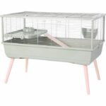 Raised rodent cage - Zolux - Néolife - For guinea pigs - 99 x 54 x 79 cm - Green
