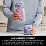 NINJA Blast Max Portable Blender - BC251EULD - 530 ml bowl - 2h battery life - cordless - BPA-free - lavender – Bild 3