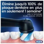 Oral-B iO3s Electric Toothbrush - Blue - Bluetooth Connected, 2 Brush Heads, 1 Travel Case - Image 6