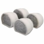 DRINKWELL 4 Charcoal Replacement Filters for Avalon and Pagoda Fountains - For Dogs and Dogs