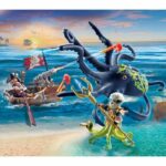PLAYMOBIL 71419 Pirate with giant octopus - Pirates - With a pirate, a cannon, a giant octopus monster - Ages 4 and up - Image 2
