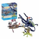 PLAYMOBIL 71419 Pirate with giant octopus - Pirates - With a pirate, a cannon, a giant octopus monster - Ages 4 and up - Image 5