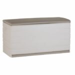 PLASTIKEN Chest 350L Indoor / Outdoor Functional and Aesthetic Lockable with Beige Casters