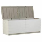 PLASTIKEN Chest 450L Interior / Exterior Functional and Aesthetic Lockable with Beige Casters - Image 2