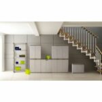 PLASTIKEN Lockable chest with wheels - 190 L - Functional and aesthetic - Beige - Image 3