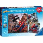 SPIDERMAN Puzzle En action 3x49 pcs