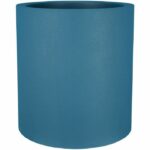RIVIERA GRANIT round flower box - Plastic - Diameter 50 cm - Blue - Image 2