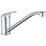 Kitchen sink mixer - Chrome - Flow reduction - Swivel spout - JOCKER - EDOUARD ROUSSEAU