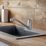 Kitchen sink mixer - Chrome - Flow reduction - Swivel spout - JOCKER - EDOUARD ROUSSEAU - Image 4