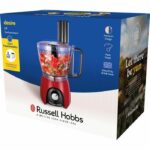 Food processor - RUSSEL HOBBS - Desire Red - 600 W - 2 speeds + pulse - Red - Image 4