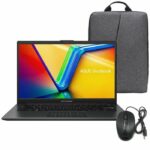 ASUS VivoBook 14 S1404 Laptop | Win 11 – 14 FHD 60Hz – AMD Ryzen 5 7520U – 16GB RAM – 512GB SSD + Bag + Mouse