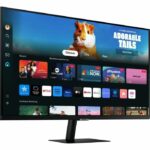 PC screen - SAMSUNG - SMART MONITOR M5 CM500 - 32 FHD - VA panel - 60Hz - HDR10 - HDMI - Speakers - Black - Image 2