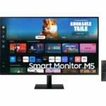PC screen - SAMSUNG - SMART MONITOR M5 CM500 - 32 FHD - VA panel - 60Hz - HDR10 - HDMI - Speakers - Black