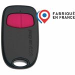 2-channel remote control - SCS SENTINEL - SimplyControl - Fuchsia, range 40m, frequency 433.92 MHz, CR2032 lithium battery included