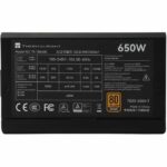 PC Power Supply - THERMALRIGHT - TB650S - 650W - 80+ Bronze - Non-Modular - ATX 3.0 - Black - Image 3
