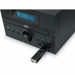 Bluetooth Micro-system - THOMSON - Wood/Black - FM/CD/MP3/USB radio, 20W RMS, FM RDS tuner, Headphone jack, Remote control, 230V power supply - Image 5