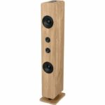 Bluetooth Sound Tower - THOMSON - Wood/Black - 120W, Optical, USB, Equalizer, TWS, Remote Control, 230V Power Supply - Image 2
