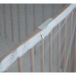 TINEO mosquito net for bed - Easy opening with zip - Compatible with 60x120 or 70x140 cm bed - Image 2