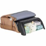 Portable booster seat - TINEO - 30 x 28 x 13 cm - Ultra Compact - Camel / Bears - Image 5