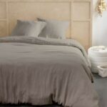 Bedding set - TODAY - 123322 - 2 people - 260x240cm - Plain cotton gauze - Dune
