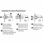 Mortise lock with key - YALE - Y75R-A40/B/SC - 40 mm axle, 135 mm body - NF Level 2 certified - White, Strike plate and key included - Image 4