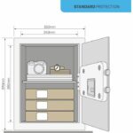 Electronic Safe - YALE - YSV/390/DB2 - Large 40L - 39x35x36cm - Image 5