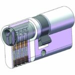 YALE Lock Cylinder - For Exterior Door / Entrance - 5 Pins - 3 Keys - 40 x 50 mm - Image 4