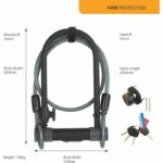 YALE U Security Lock - Sold Secure Silver Certified + Cable - For Bike, ATV - 230 x 115 x 13 mm - Image 5