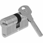 YALE Releasable Lock Cylinder - For Exterior / Entrance Door - 10 Pins - 5 Keys - 40 x 40 mm