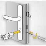 YALE Releasable Lock Cylinder - For Exterior / Entrance Door - 10 Pins - 5 Keys - 40 x 40 mm - Image 3