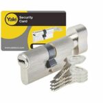 YALE Knob Lock Cylinder - For Exterior / Entrance Door - 6 Pins - 4 Keys - 30 x 30 mm - Image 2