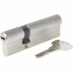 YALE Releasable Lock Cylinder - For Exterior / Entrance Door - 6 Pins - 4 Keys - 30 x 60 mm