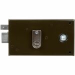 Horizontal surface-mounted lock with left mortise - YALE - YAH36G - Khaki - 2 keys supplied - Image 2