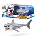 Interactive Toy - ZURU - Shark Attack Robo Alive - Great White Shark with Realistic Movements and Glowing Eyes