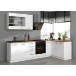 ATLAS Tall unit with 1 door - White decor - L 40cm - Image 4