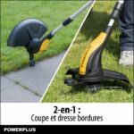 PowerPlus Electric-Bordure-Bordure Powxg30033-500 W, 320 mm Ø, Tooling, Herb Cut & Borders Cut for your Garden - Image 6