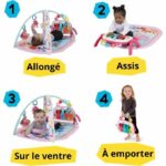BABY EINSTEIN 4-in-1 Baby Girl Play Mat - Kickin' Tunes - Piano Toy, Arch Sensory Toys, Multilingual – Bild 2