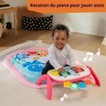 BABY EINSTEIN 4-in-1 Baby Girl Play Mat - Kickin' Tunes - Piano Toy, Arch Sensory Toys, Multilingual – Bild 5