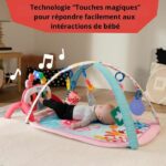 BABY EINSTEIN 4-in-1 Baby Girl Play Mat - Kickin' Tunes - Piano Toy, Arch Sensory Toys, Multilingual – Bild 6