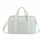 Badabulle Bowling Diaper Bag - Large Capacity 20L - Changing mat and stroller clips included, Grey