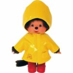 BANDAI Monchhichi - Iconic raincoat 20 cm - Yellow