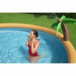 Self -ground above -ground pool kit Bestway - Fast Set - 457 x 84 cm - Round (delivered with a filtration pump and a ladder) - Image 3