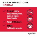 VETOCANIS Anti-flea and anti-mite spray for the home - 500 ml - For cat and dog - Image 2