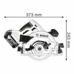 Bosch Professional GKS 18V-57 G Circular Saw with 165mm Blade, without Battery, in Lboxx - 06016A2101 - Image 3