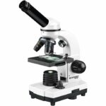 Biolux SEL microscope with zoom system - BRESSER JUNIOR - 40x-1600x magnification - smartphone holder - white hard case - Image 4