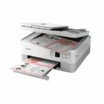 Multifunction Printer - CANON - PIXMA TS7451i - 2 FINE Cartridges - Compatible with Pixma Print Plan - Color - WIFI - White – Bild 4